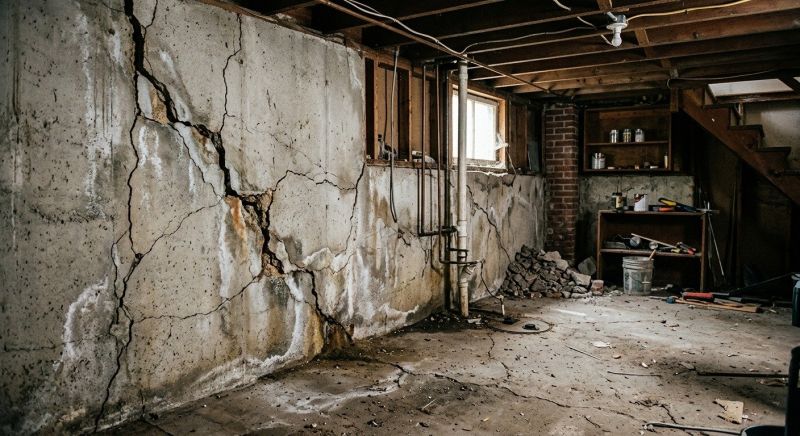 Basement Crack Repair in Mercer County, NJ