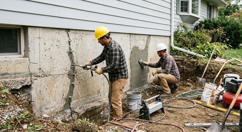 Basement Foundation Repair in Pittstown, NJ