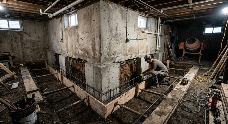 Basement Underpinning in Mercer County, NJ
