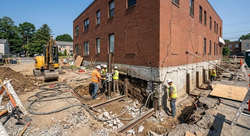 Building Foundation Repair in Basking Ridge, NJ