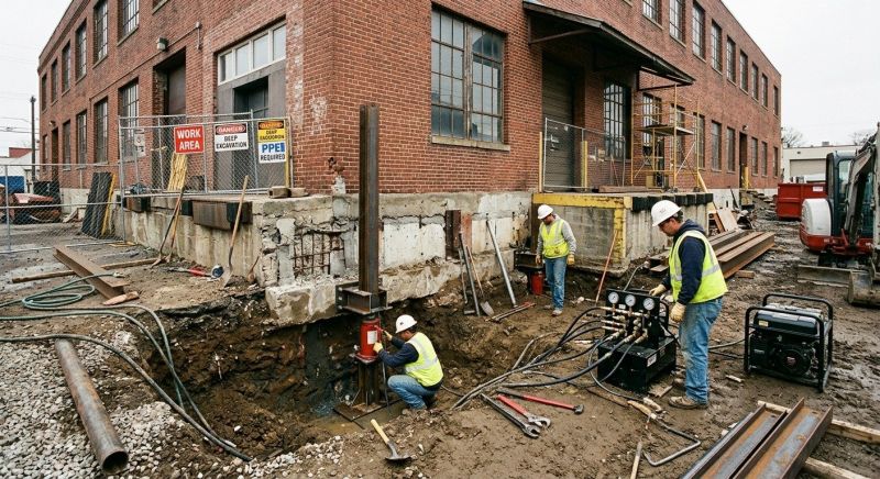 Building Foundation Repair in Bucks County, PA