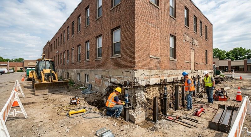 Commercial Foundation Repair in Mercer County, NJ