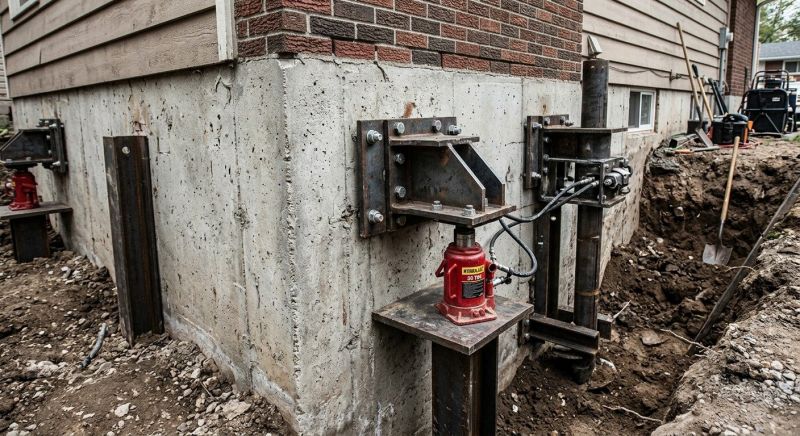 Concrete Foundation Leveling in Bucks County, PA