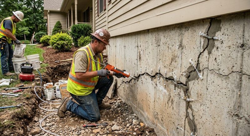 Cracked Foundation Repair in High Bridge, NJ