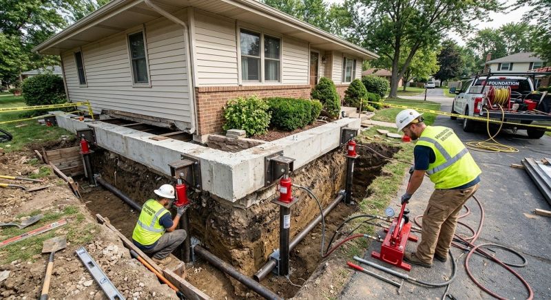 Foundation Jacking in Bedminster, NJ