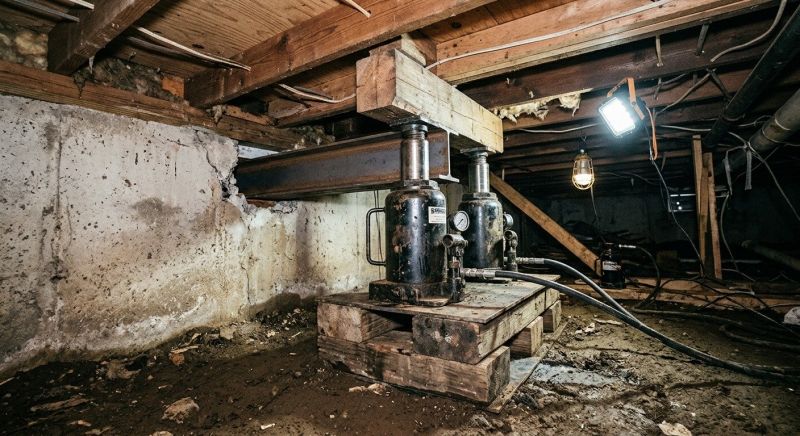 Foundation Jacking in Doylestown, PA
