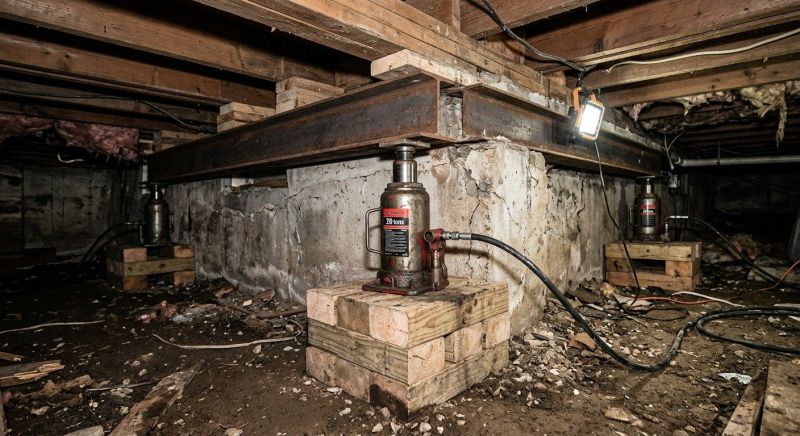 Foundation Jacking in Lawrence Township, NJ