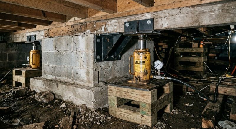Foundation Jacking in Scotch Plains, NJ