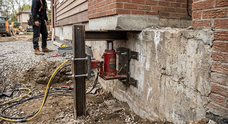 Foundation Jacking in Warminster, PA