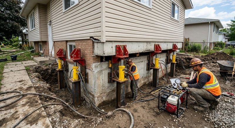 Foundation Lifting in Matawan, NJ
