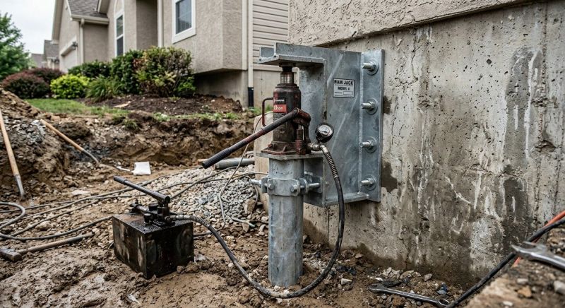 Foundation Pier Leveling in Mercer County, NJ