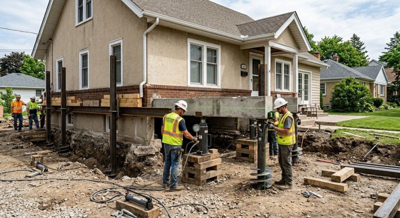 Foundation Releveling in Mercer County, NJ