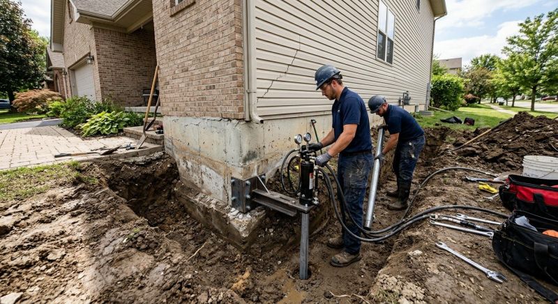 Foundation Settlement Repair in Mercer County, NJ