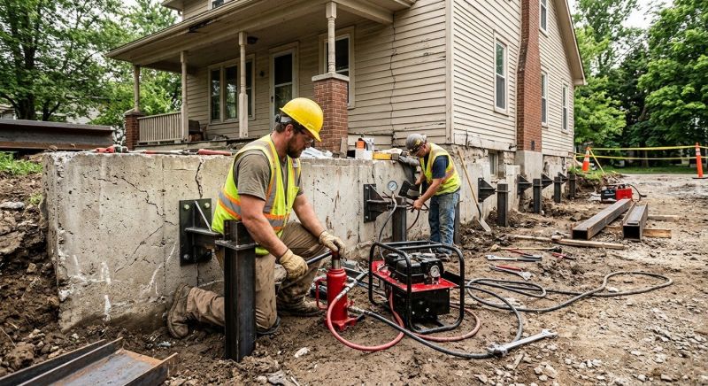 Foundation Stabilizing in Bucks County, PA
