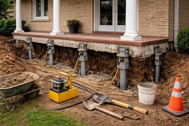 Foundation Stabilizing in Pittstown, NJ