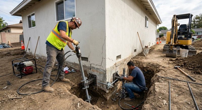 Foundation Stabilizing in Southampton, PA