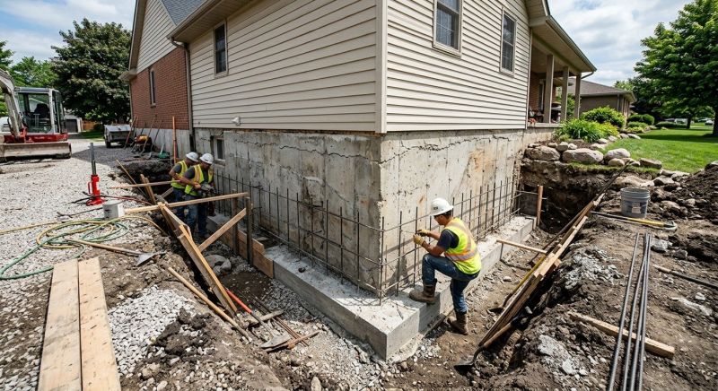 Foundation Strengthening in Mercer County, NJ