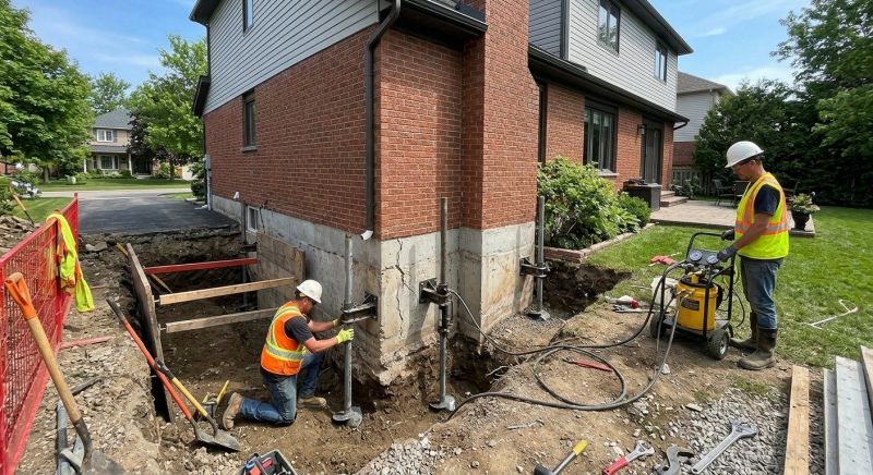 Foundation Underpinning in Mercer County, NJ