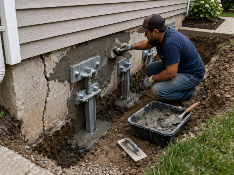 House Foundation Repair in Annandale, NJ