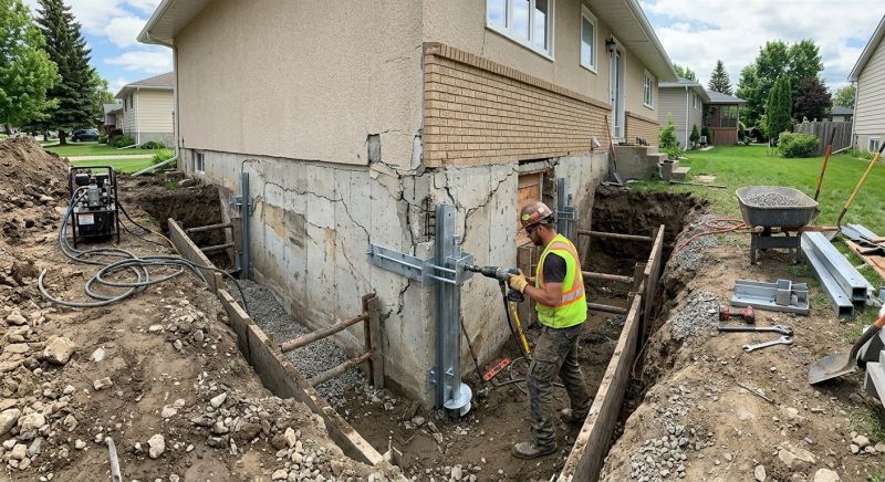 House Foundation Repair in New Hope, PA