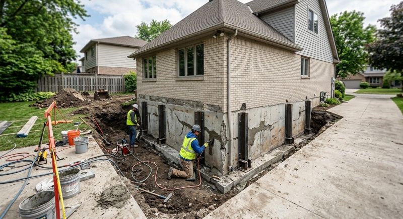 House Foundation Repair in Warren, NJ