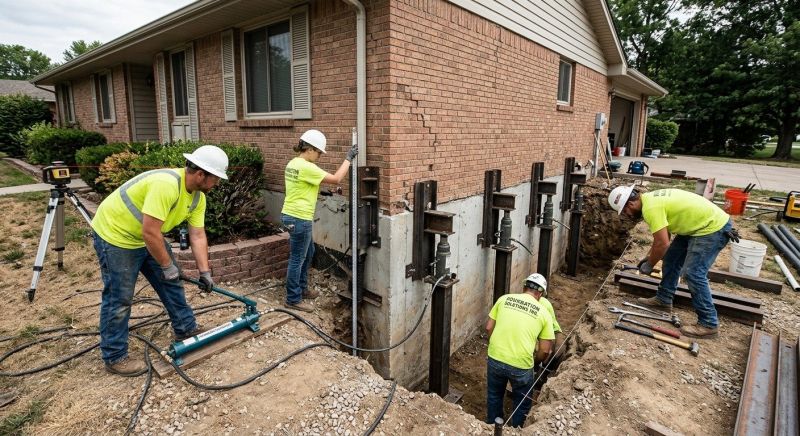 Settling Foundation Service in Doylestown, PA