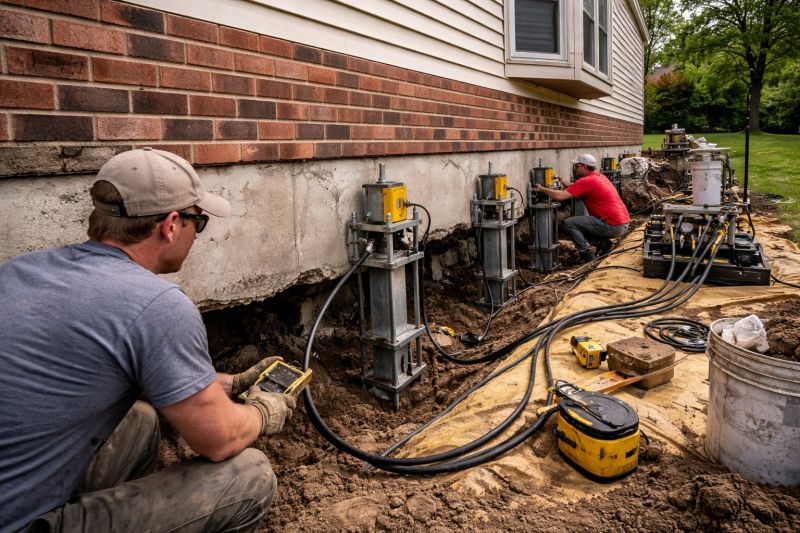 Settling Foundation Service in Richboro, PA