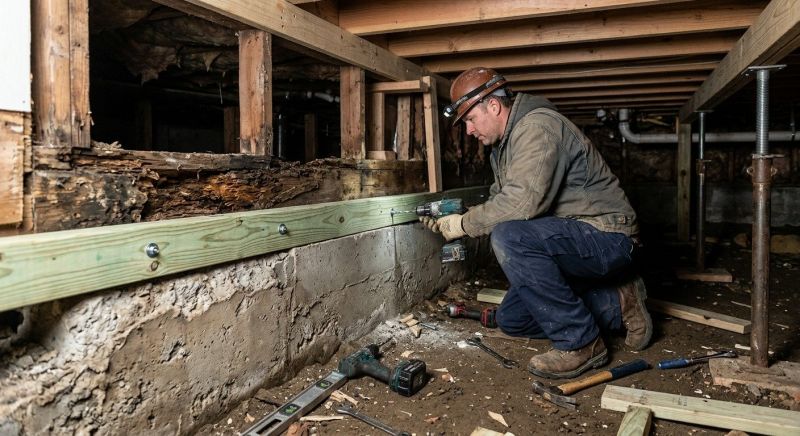 Sinking Foundation Repair in Middlesex County, NJ