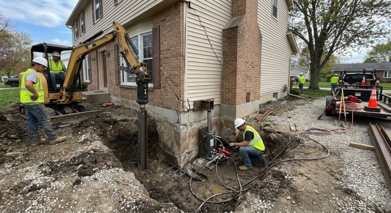 Sinking Foundation Repair in South Amboy, NJ